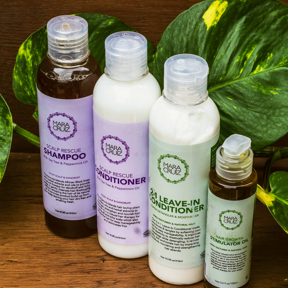 Scalp & Hair Care System for Natural hair