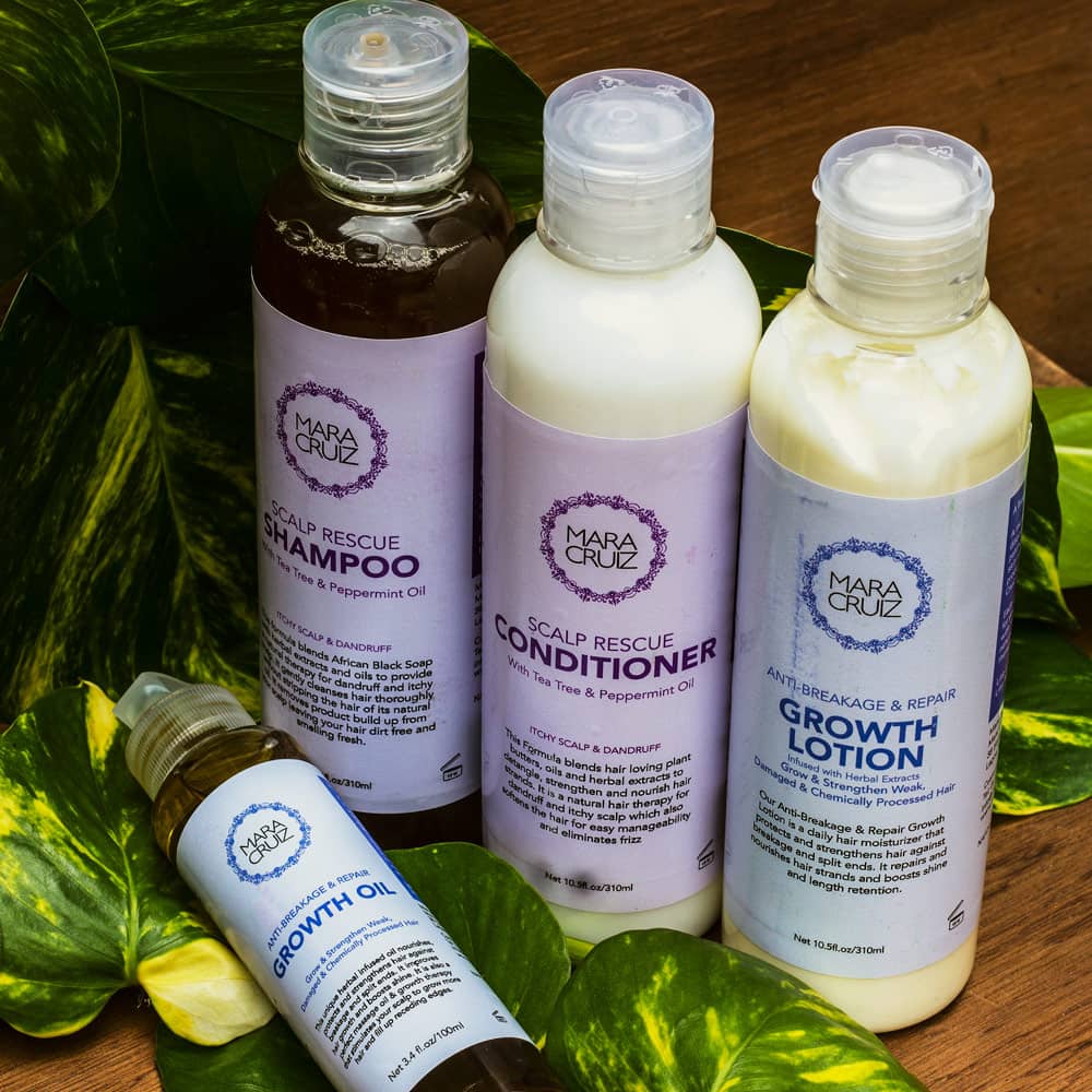 Scalp & Hair Care System for Relaxed hair