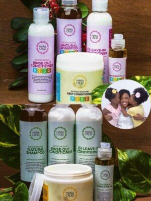 Mum on Natural Hair and her child